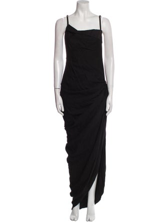 Jacquemus Square Neckline Long Dress