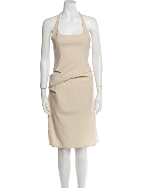 Jacquemus Virgin Wool Midi Length Dress