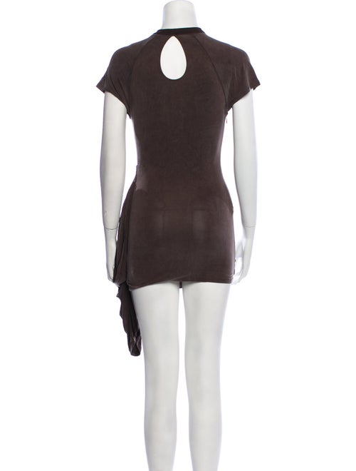 Jacquemus Mock Neck Mini Dress