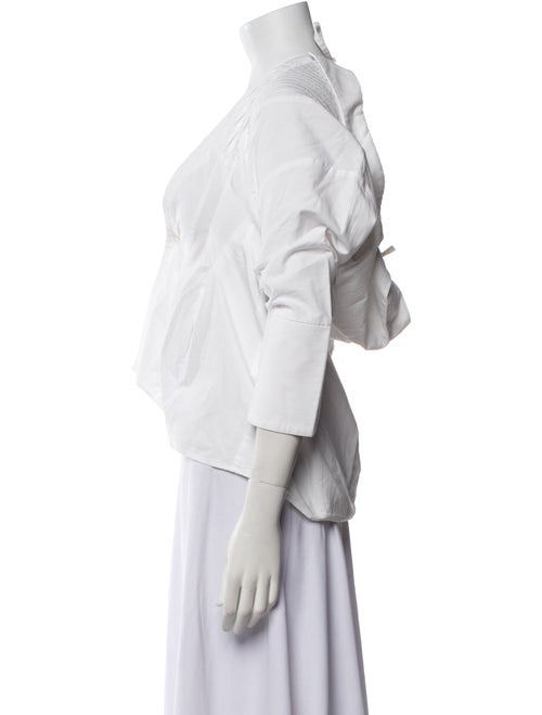 Jacquemus V-Neck Three-Quarter Sleeve Top