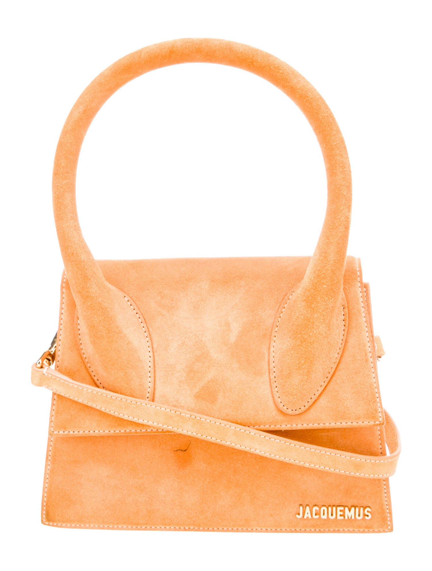 Jacquemus Suede Top Handle Bag