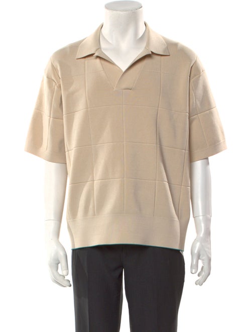 Jacquemus Le Bacino V-Neck Polo Shirt