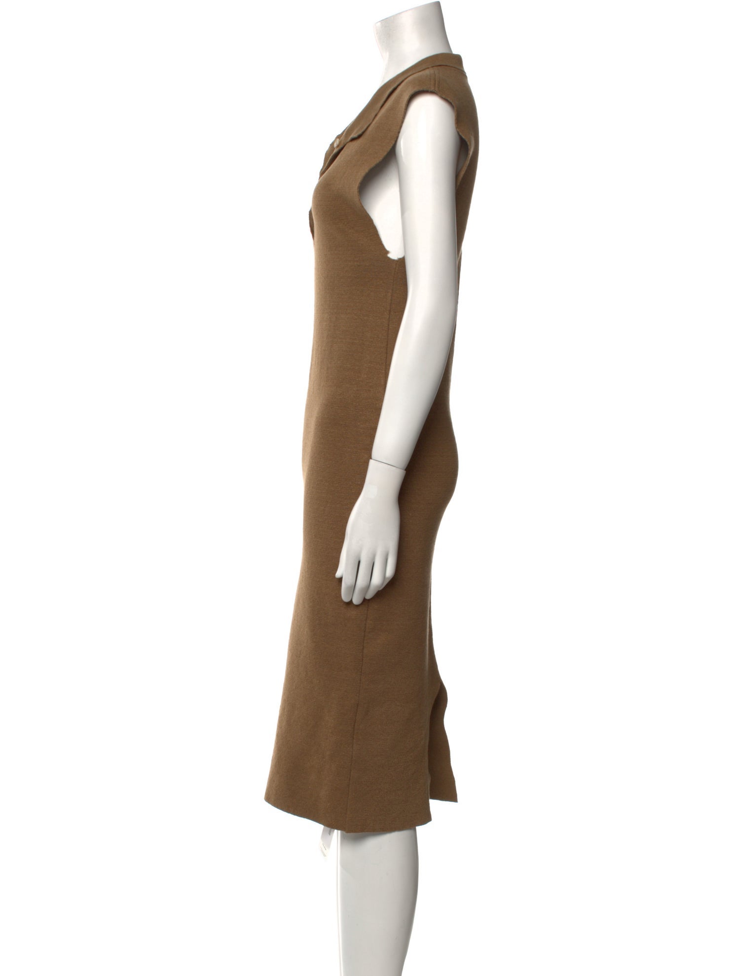 Jacquemus Linen Midi Length Dress