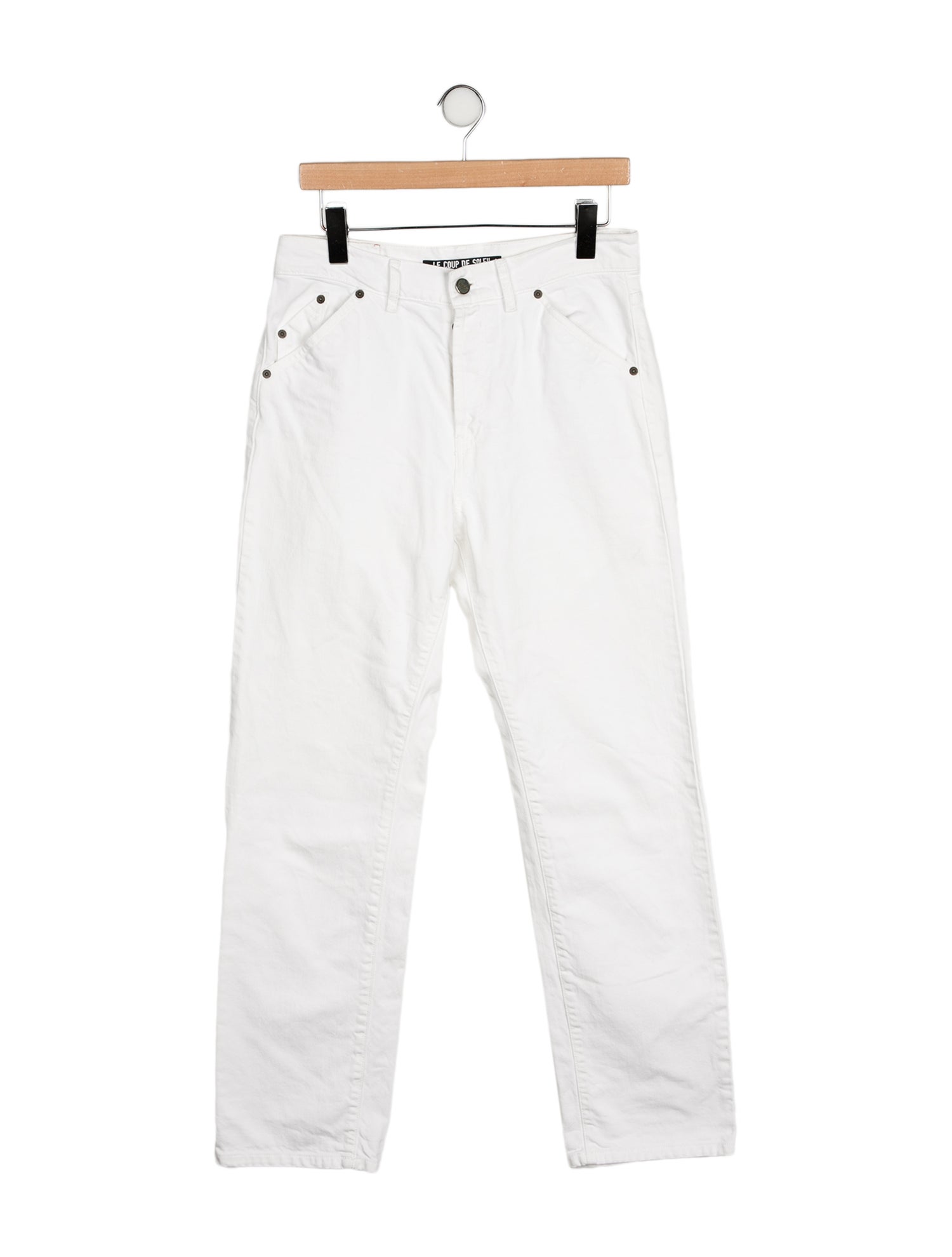 Jacquemus High-Rise Straight Leg Jeans