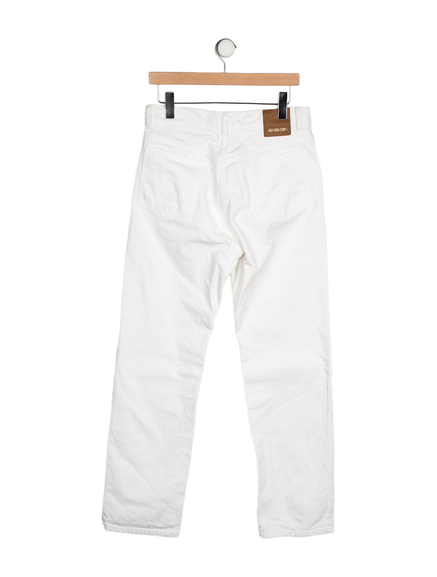 Jacquemus High-Rise Straight Leg Jeans
