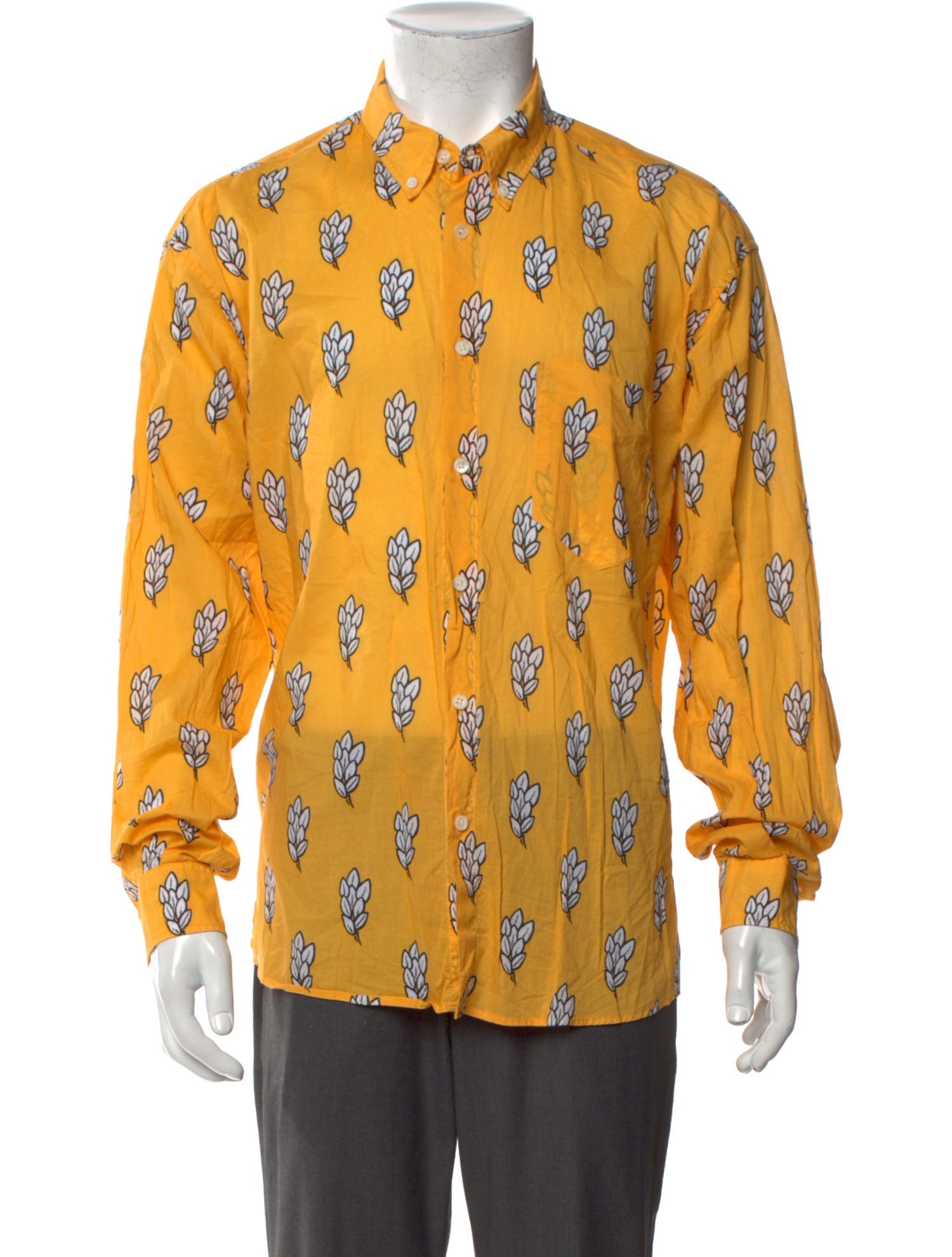 Jacquemus Printed Long Sleeve Shirt