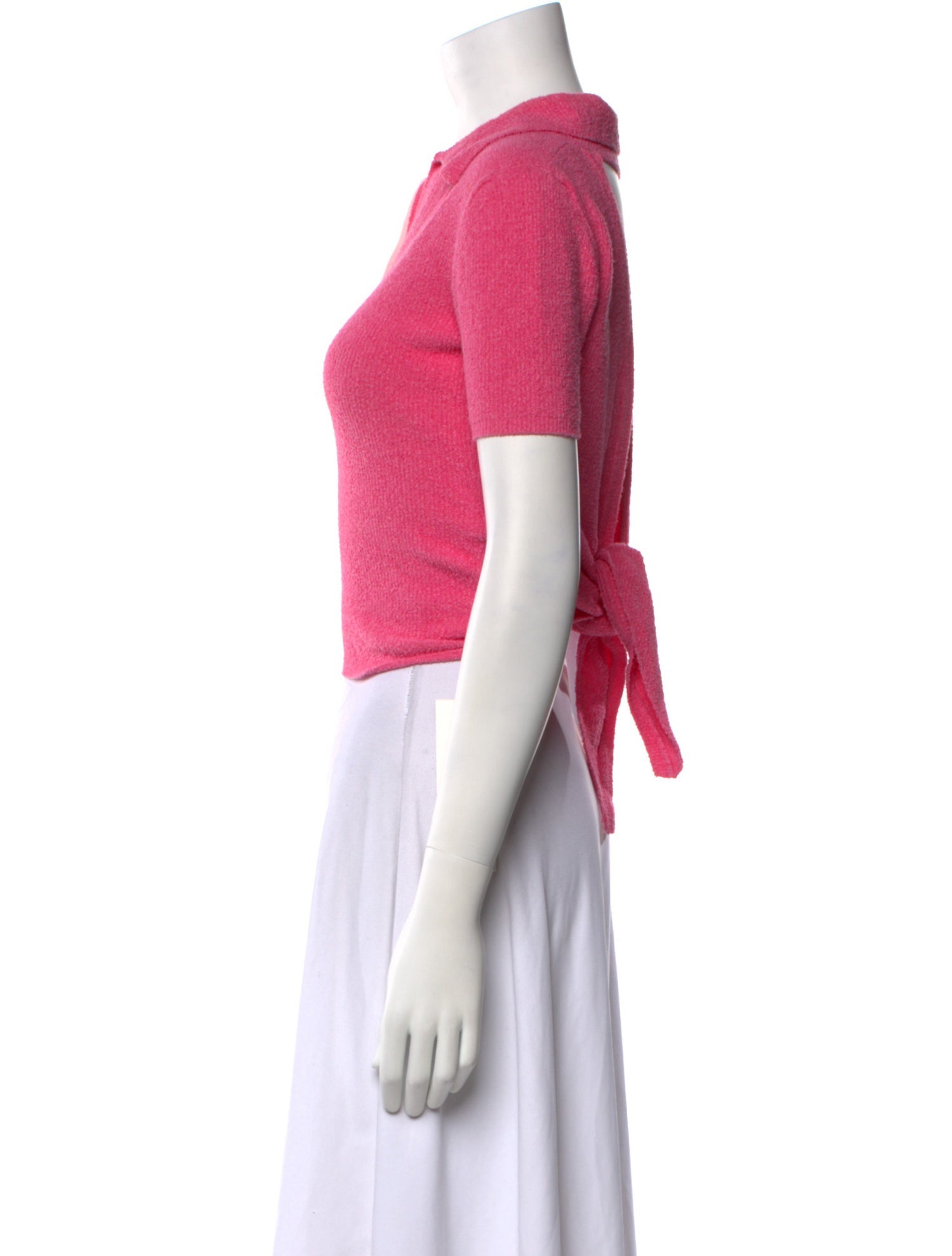 Jacquemus Short Sleeve Crop Top