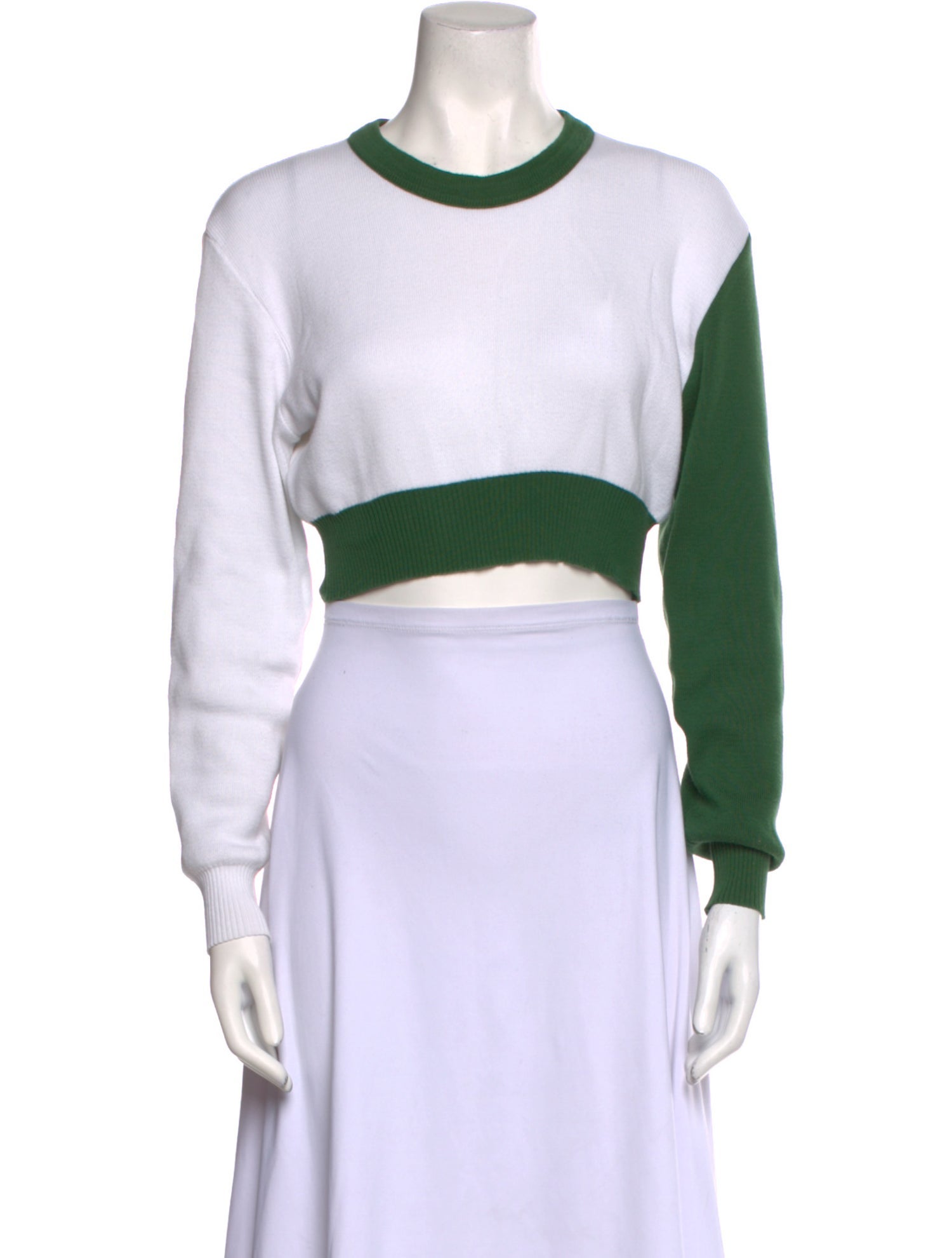 Jacquemus Colorblock Pattern Crew Neck Sweater