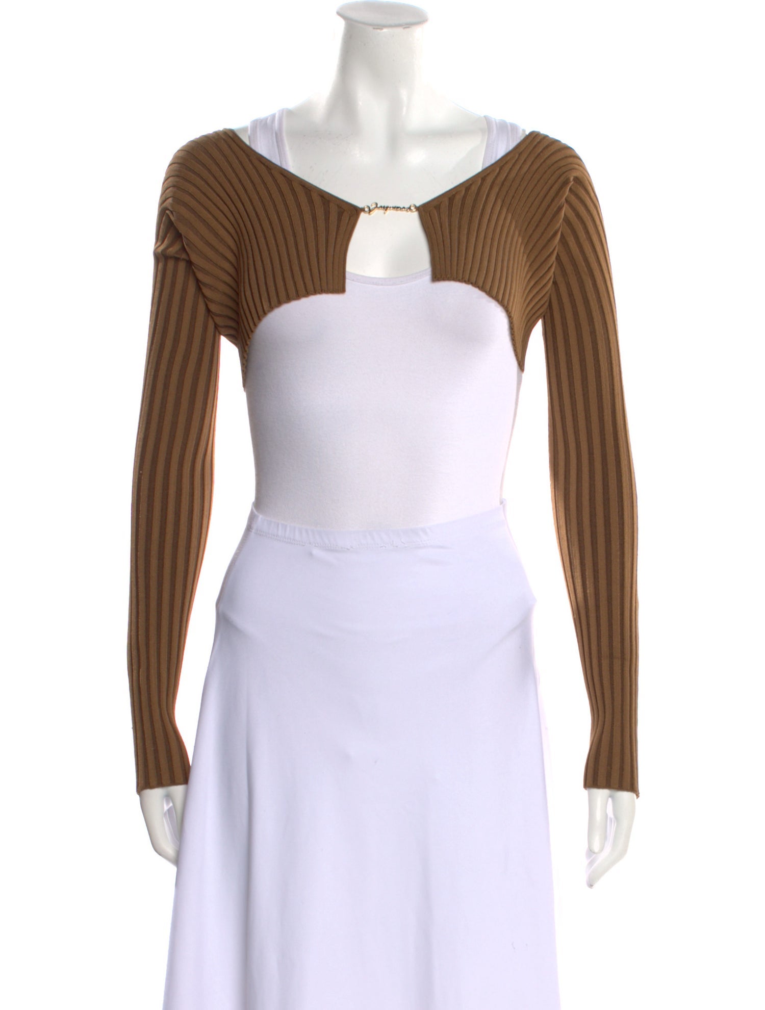 Jacquemus Striped Scoop Neck Sweater
