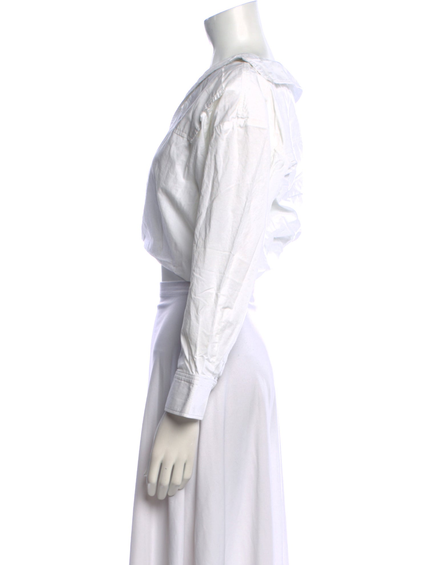 Jacquemus Long Sleeve Crop Top