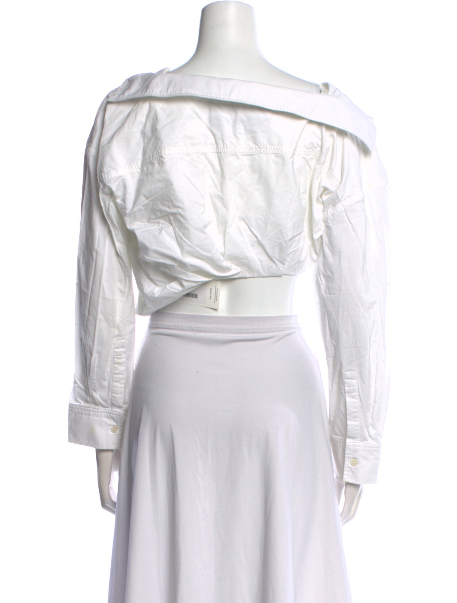 Jacquemus Long Sleeve Crop Top