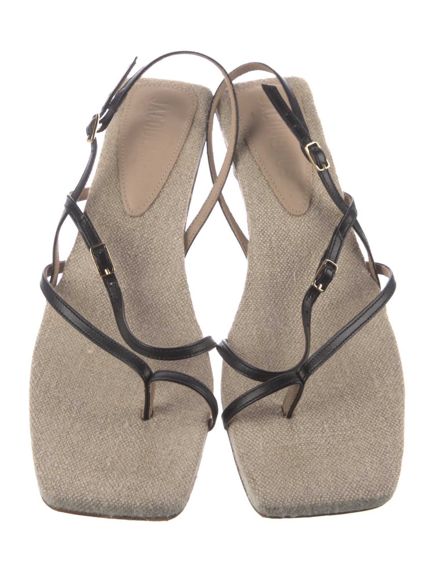 Jacquemus Leather Slingback Sandals