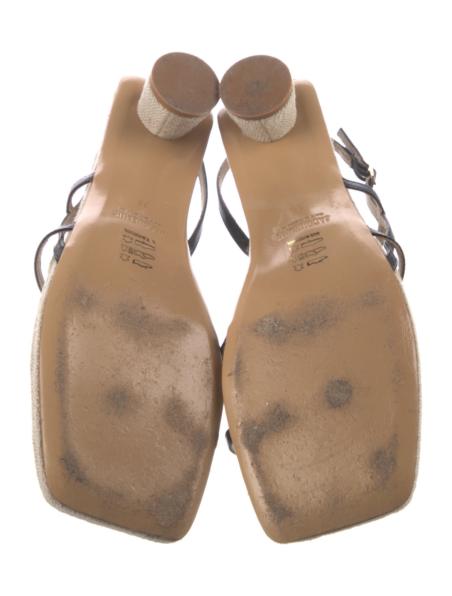 Jacquemus Leather Slingback Sandals