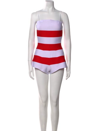 Jacquemus Alpaca Striped Romper