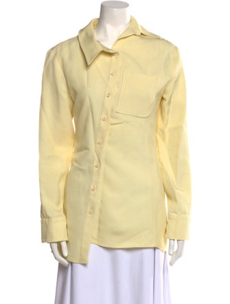 Jacquemus Long Sleeve Button-Up Top