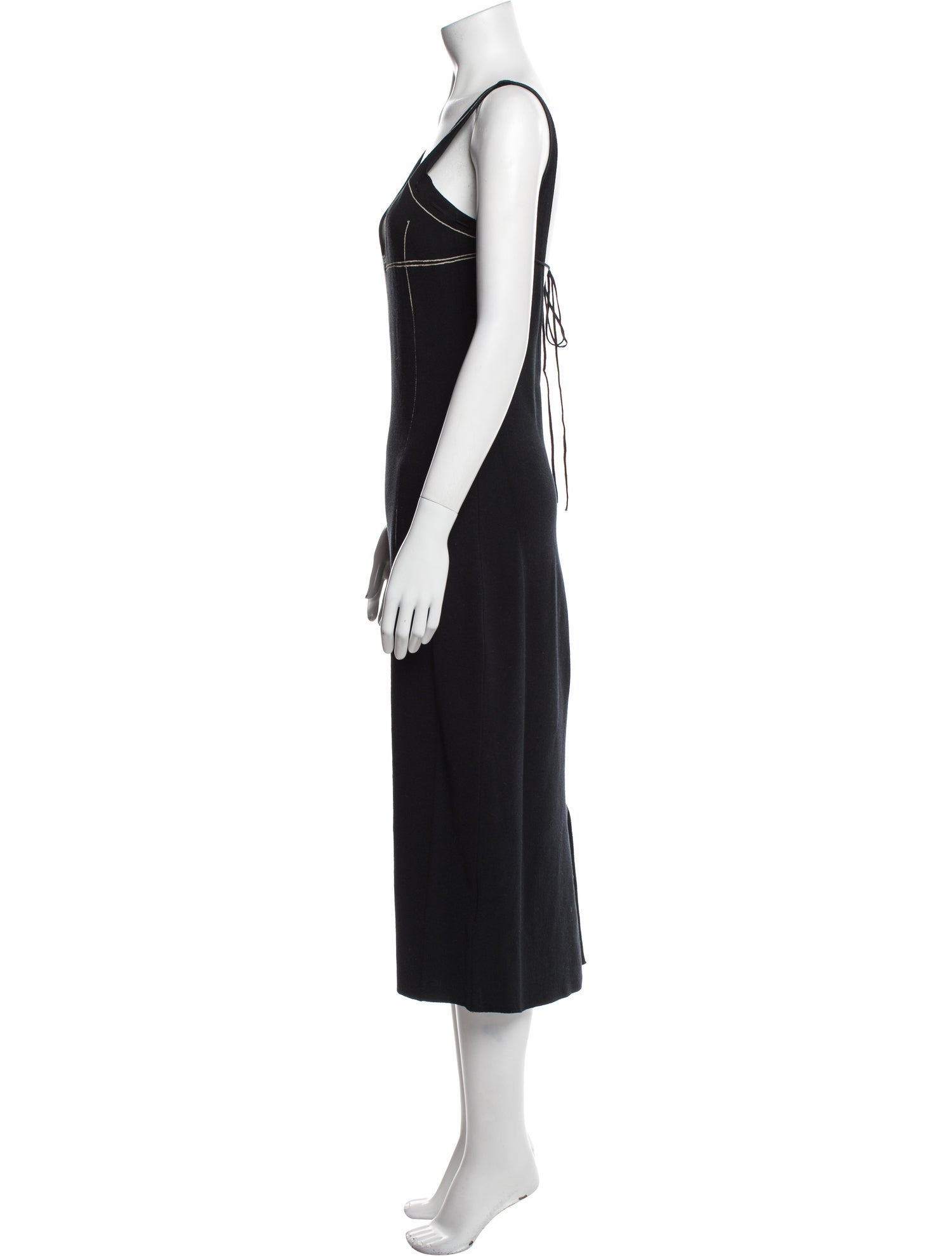 Jacquemus Square Neckline Midi Length Dress