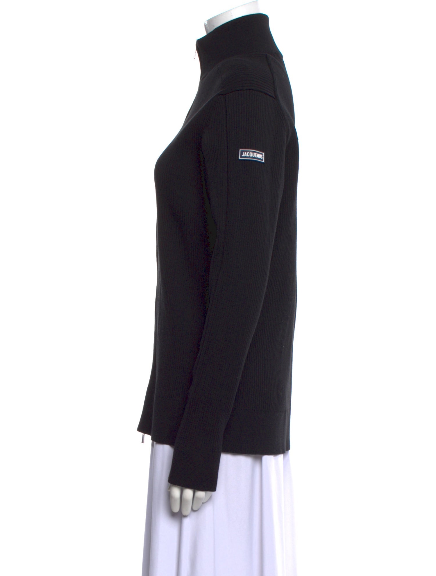 Jacquemus Mock Neck Long Sleeve Sweatshirt