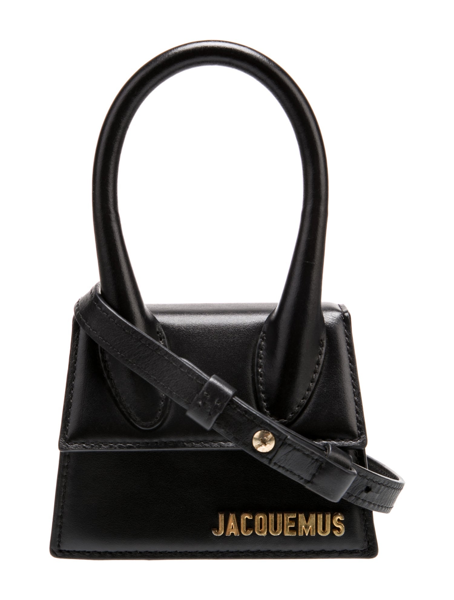 JACQUEMUS★ロゴディテール ミニメッセンジャーバッグ ブラック Jacquemus Black Le Grand Chiquito Crossbody Bag ○ Labellov