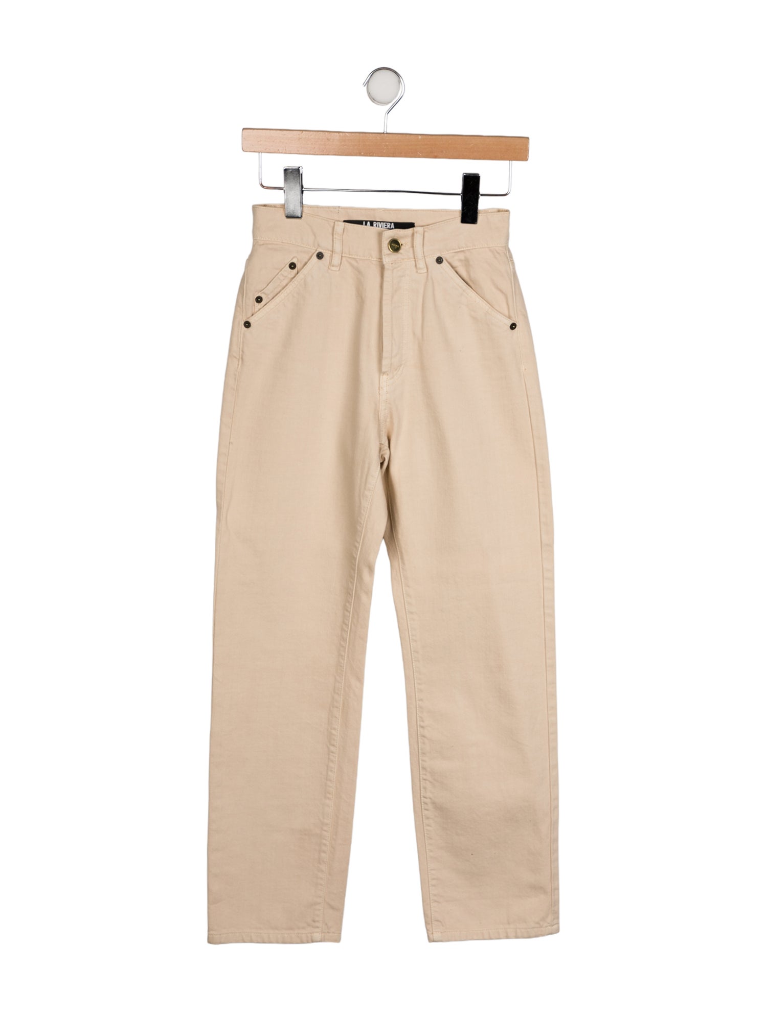 Jacquemus High-Rise Straight Leg Jeans