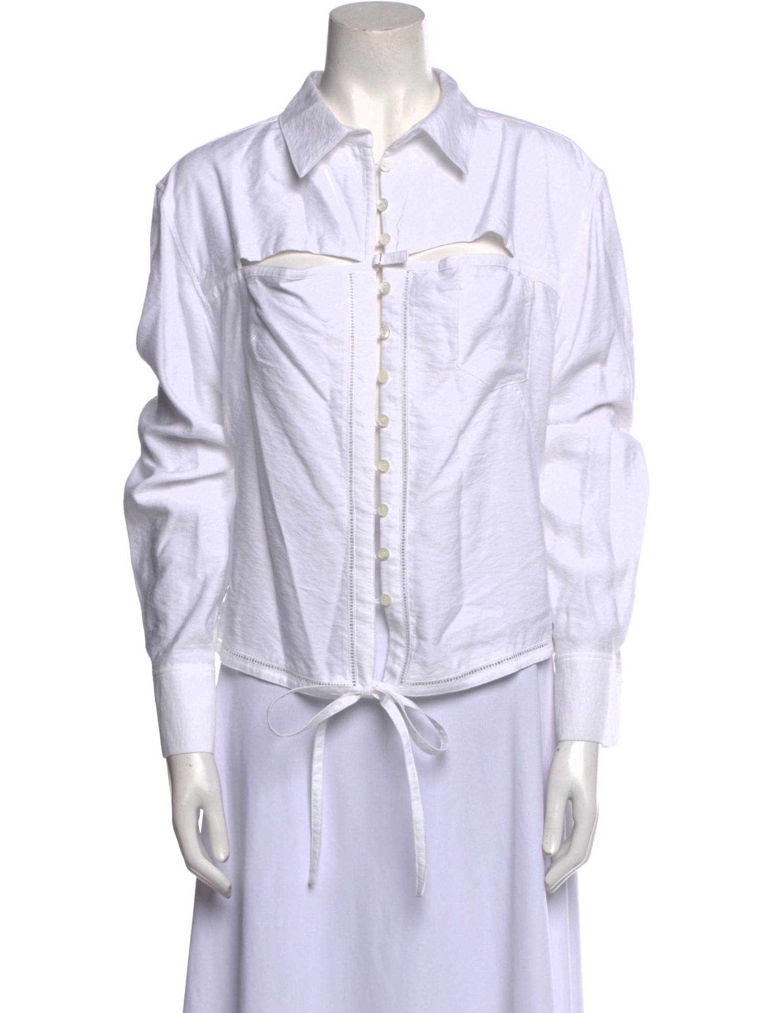 Jacquemus Long Sleeve Button-Up Top