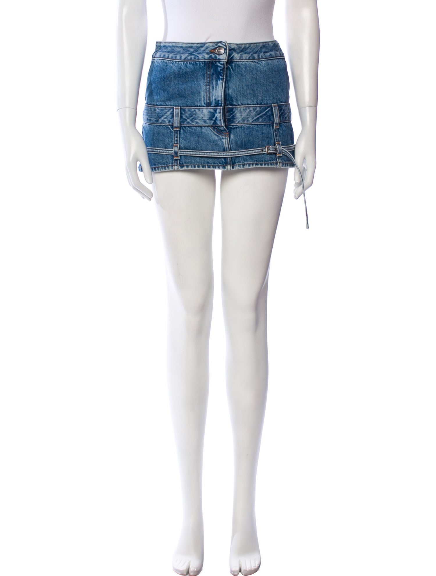 Jacquemus Distressed Accents Mini Skirt