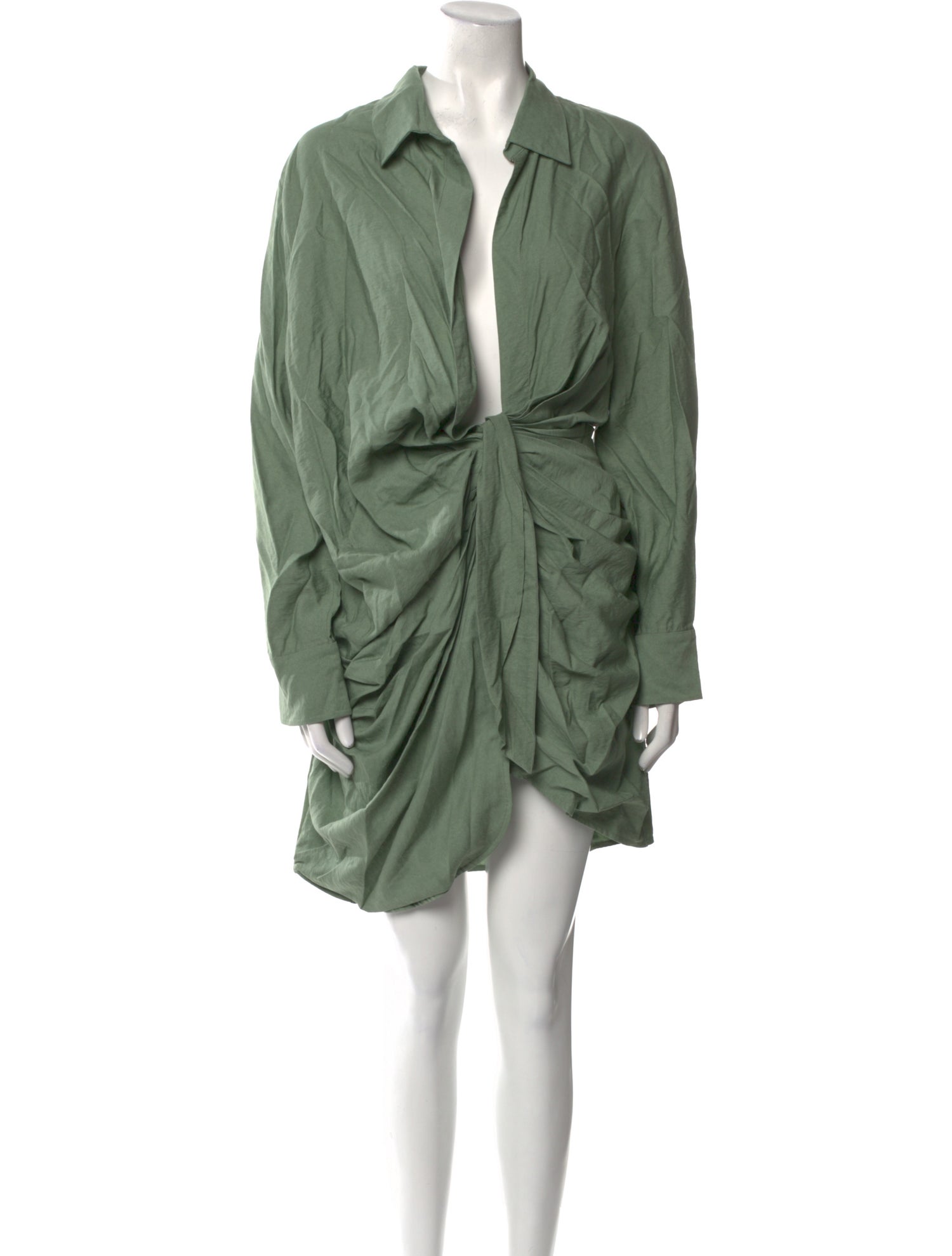 Jacquemus V-Neck Mini Dress