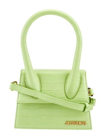 Jacquemus Embossed Leather Top Handle Bag