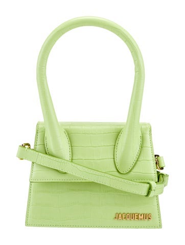 Jacquemus Handle Bags Embossed Leather Top Bag