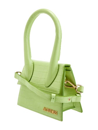 Jacquemus Embossed Leather Top Handle Bag