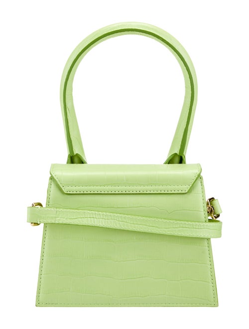 Jacquemus Embossed Leather Top Handle Bag