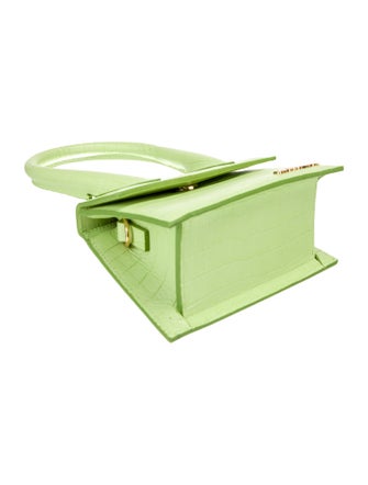 Jacquemus Embossed Leather Top Handle Bag