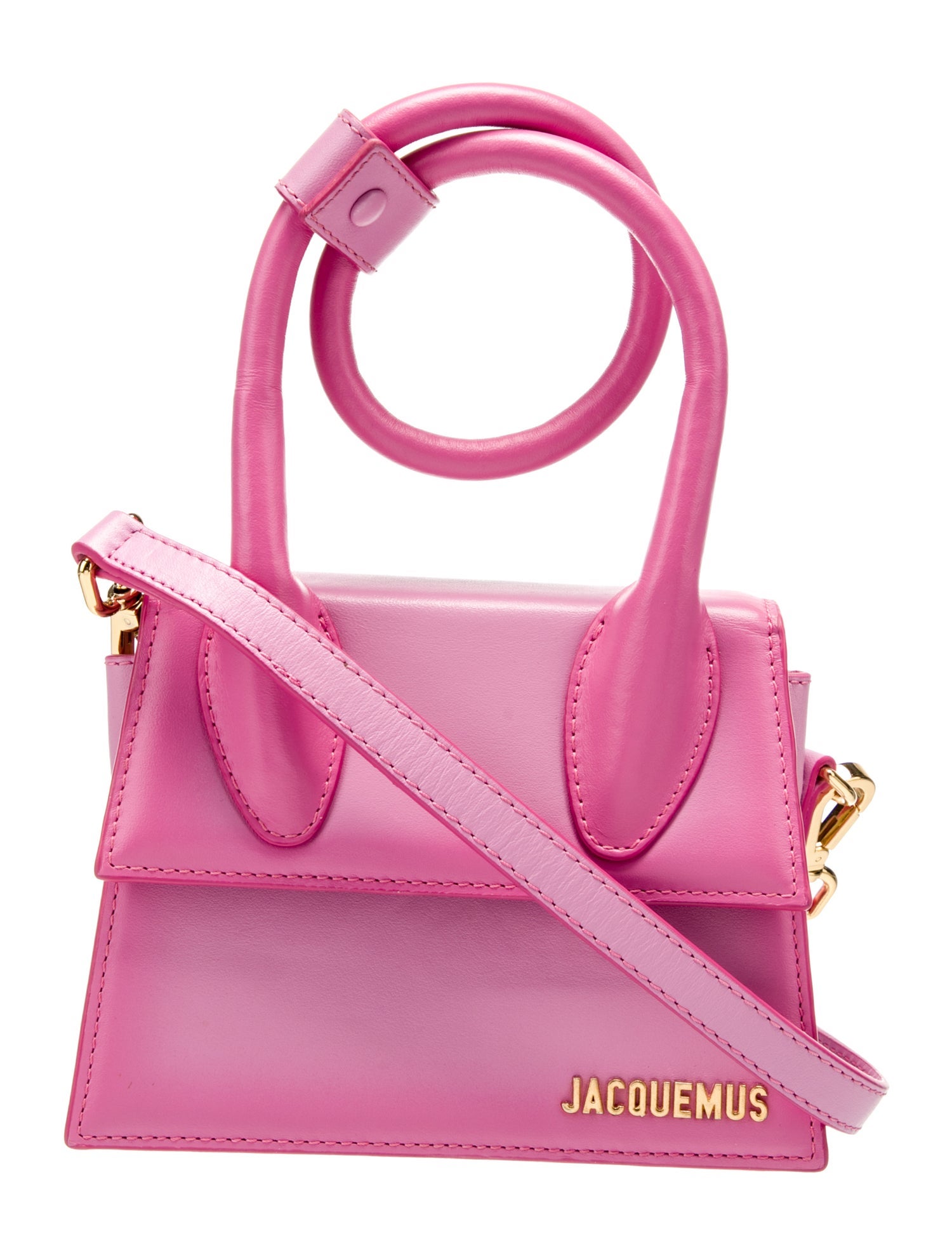 Jacquemus Leather Top Handle Bag