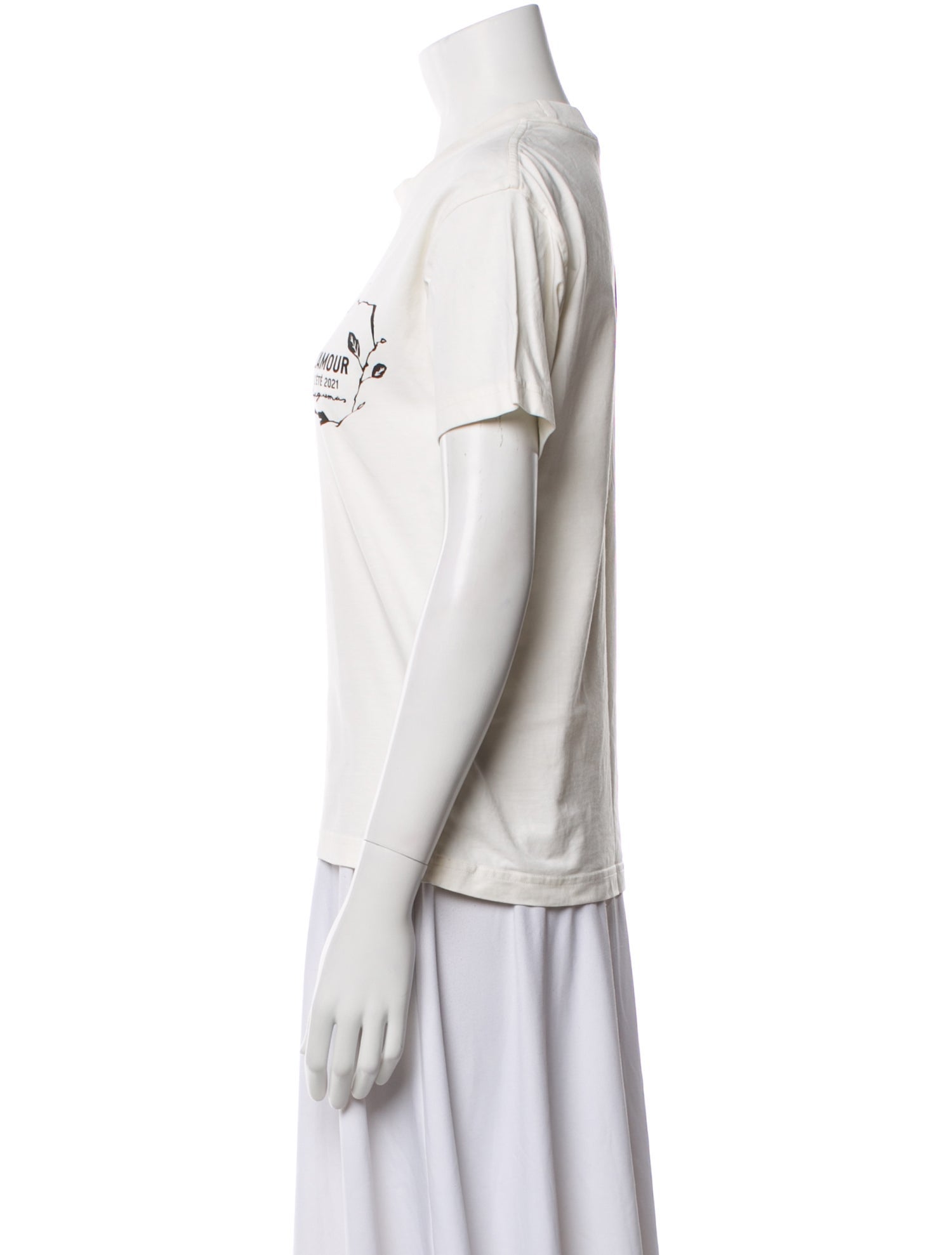 Jacquemus Graphic Print Crew Neck T-Shirt