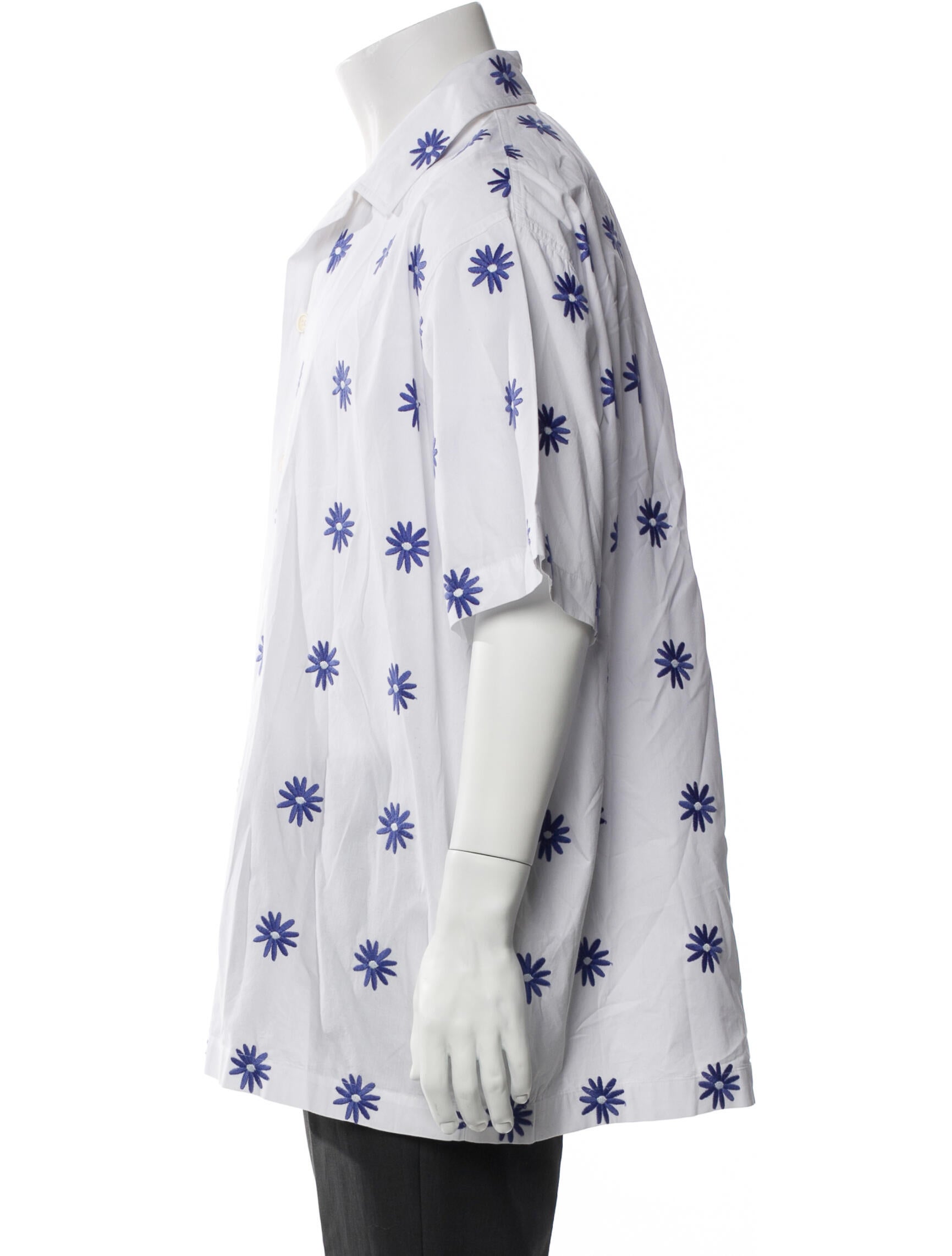 Jacquemus Floral Print Short Sleeve Shirt