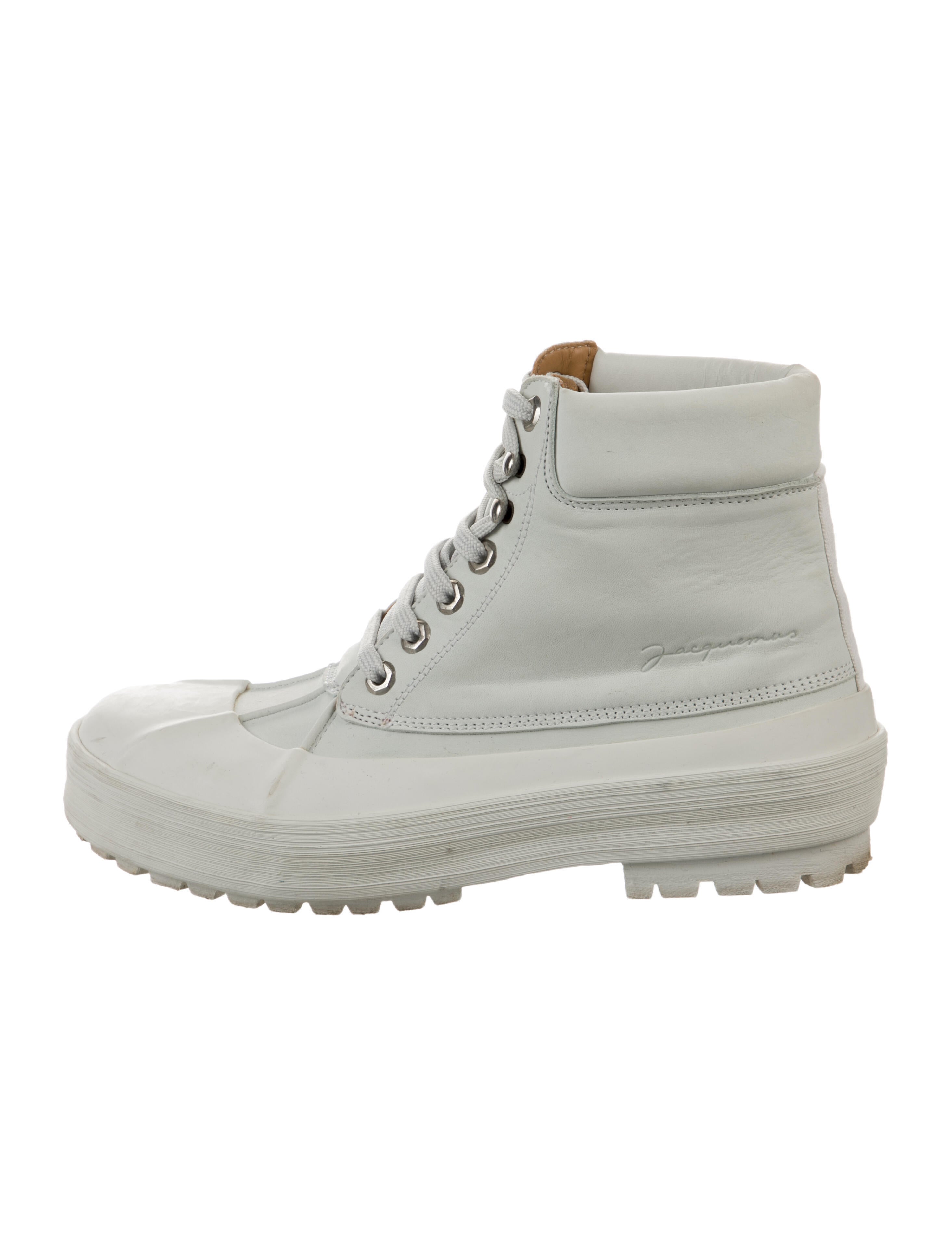Jacquemus Leather Combat Boots