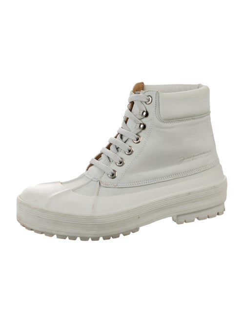 Jacquemus Leather Combat Boots
