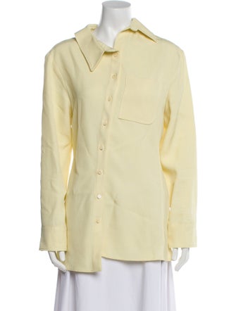 Jacquemus Long Sleeve Button-Up Top