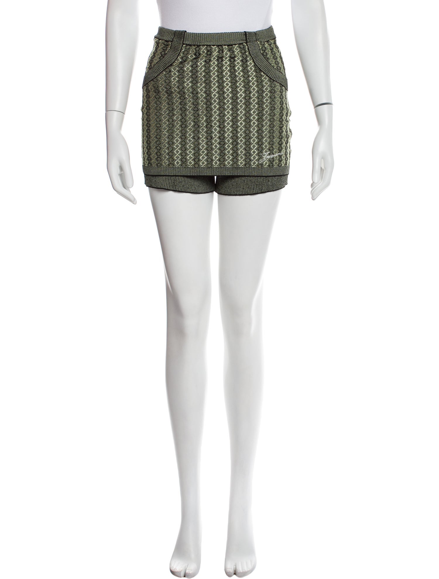 Jacquemus Striped Mini Shorts