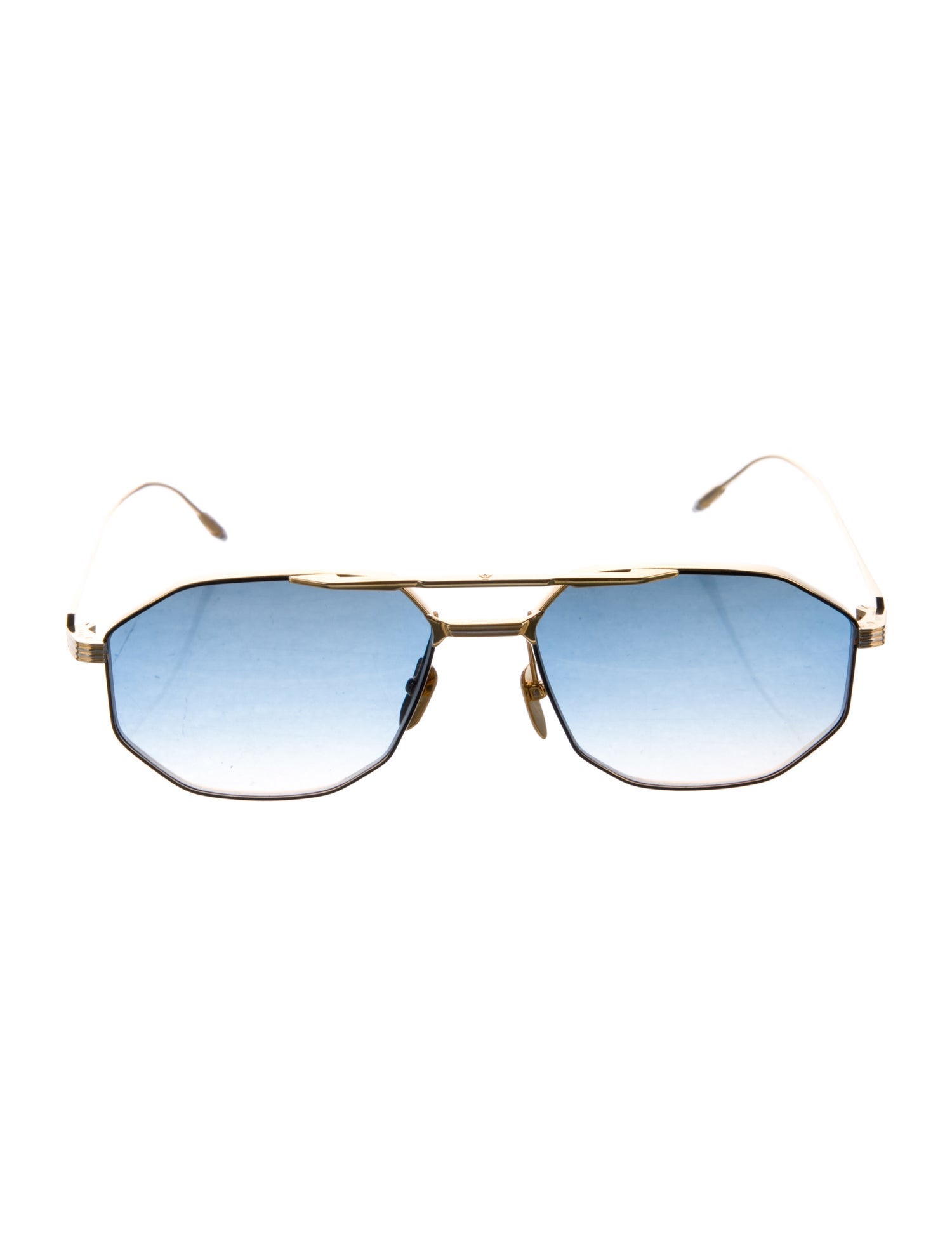 Jacques Marie Mage Aviator Gradient Sunglasses