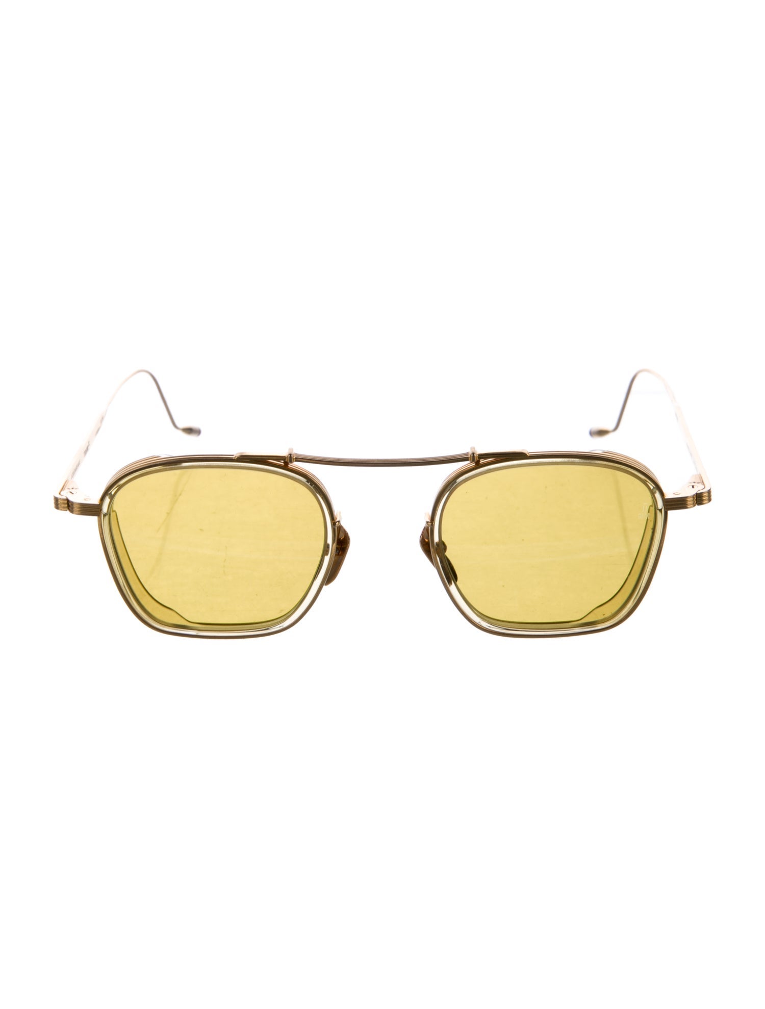 Jacques Marie Mage Aviator Tinted Sunglasses
