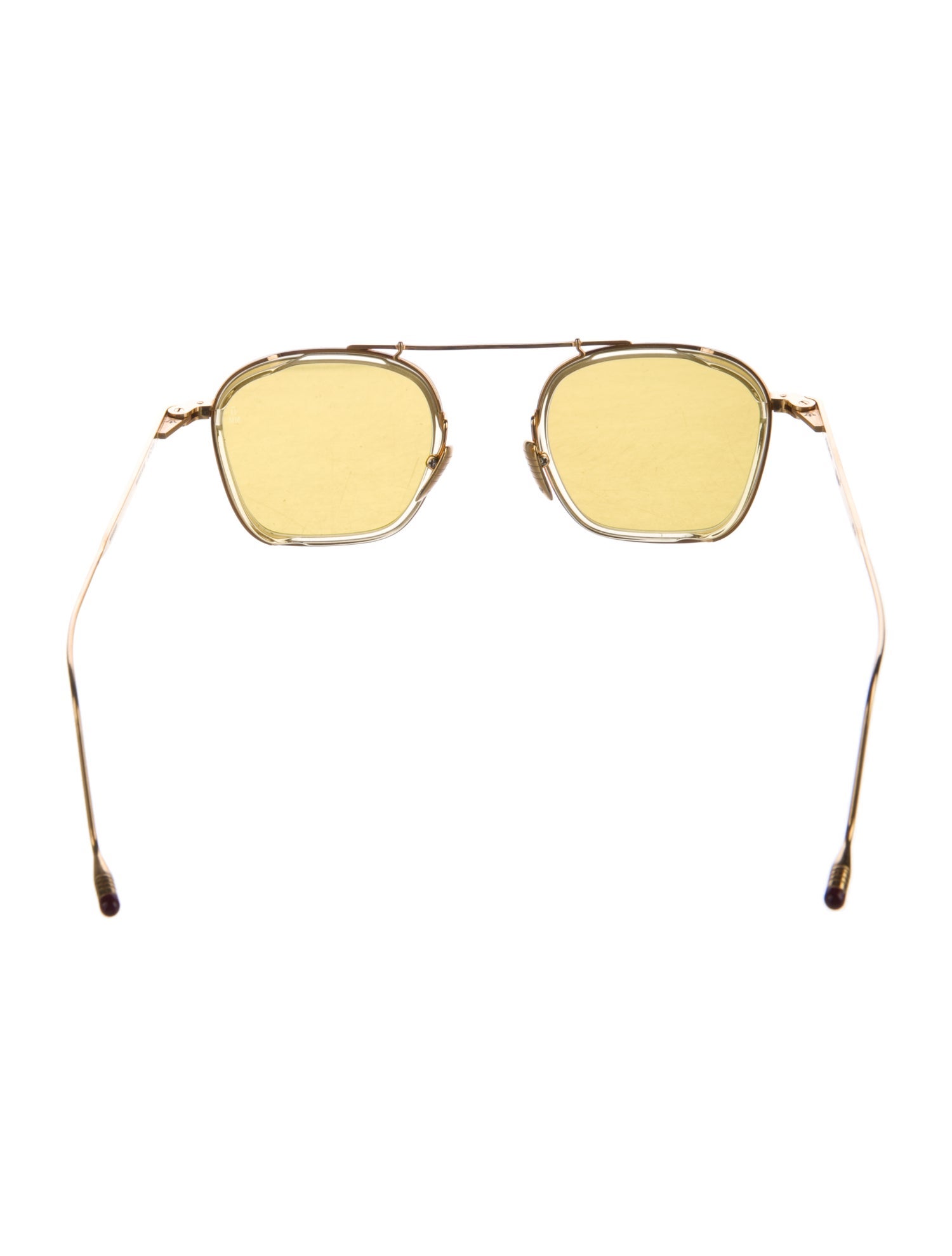Jacques Marie Mage Aviator Tinted Sunglasses
