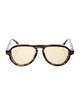 Jacques Marie Mage Aviator Tinted Sunglasses