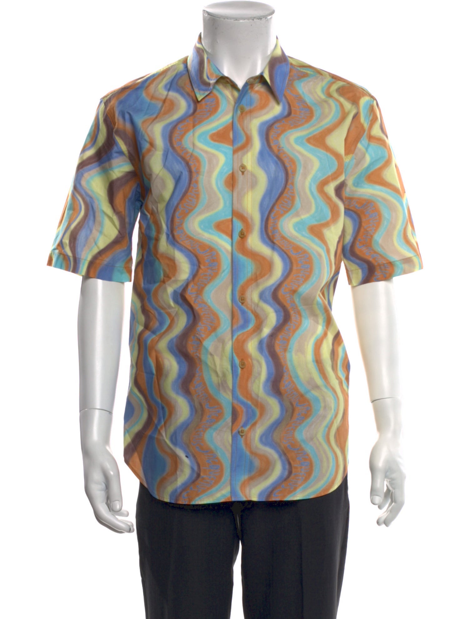 Jacquemus Animal Print Short Sleeve Shirt