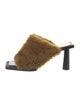 Jacquemus Shearling Slides