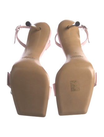 Jacquemus Leather Slingback Sandals