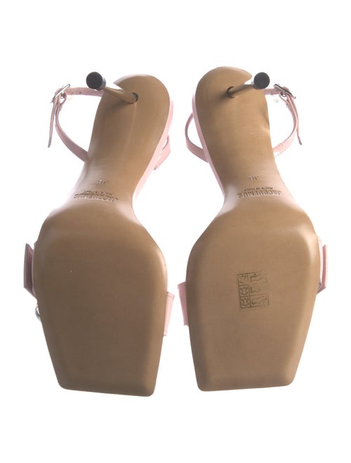 Jacquemus Leather Slingback Sandals