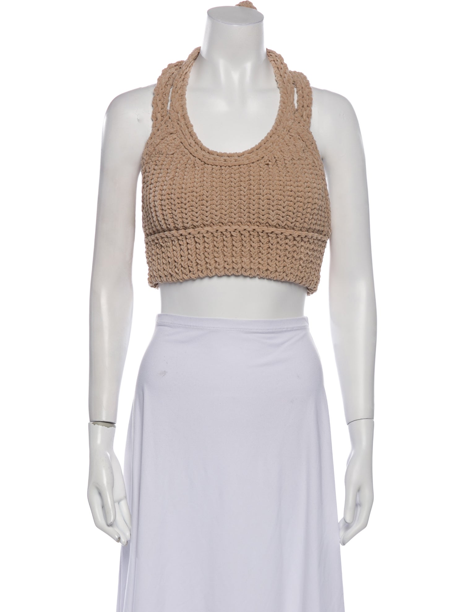 Jacquemus Scoop Neck Sleeveless Crop Top w/ Tags