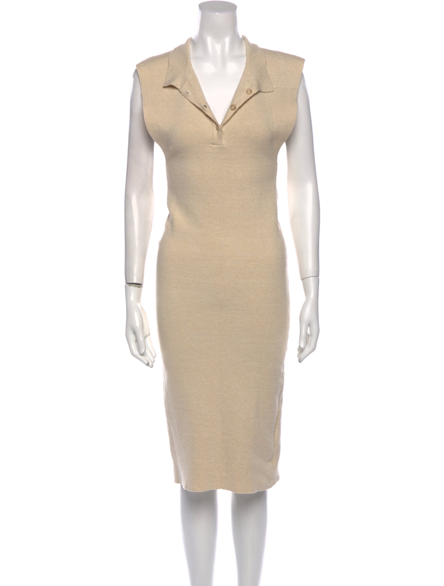 Jacquemus Linen Midi Length Dress