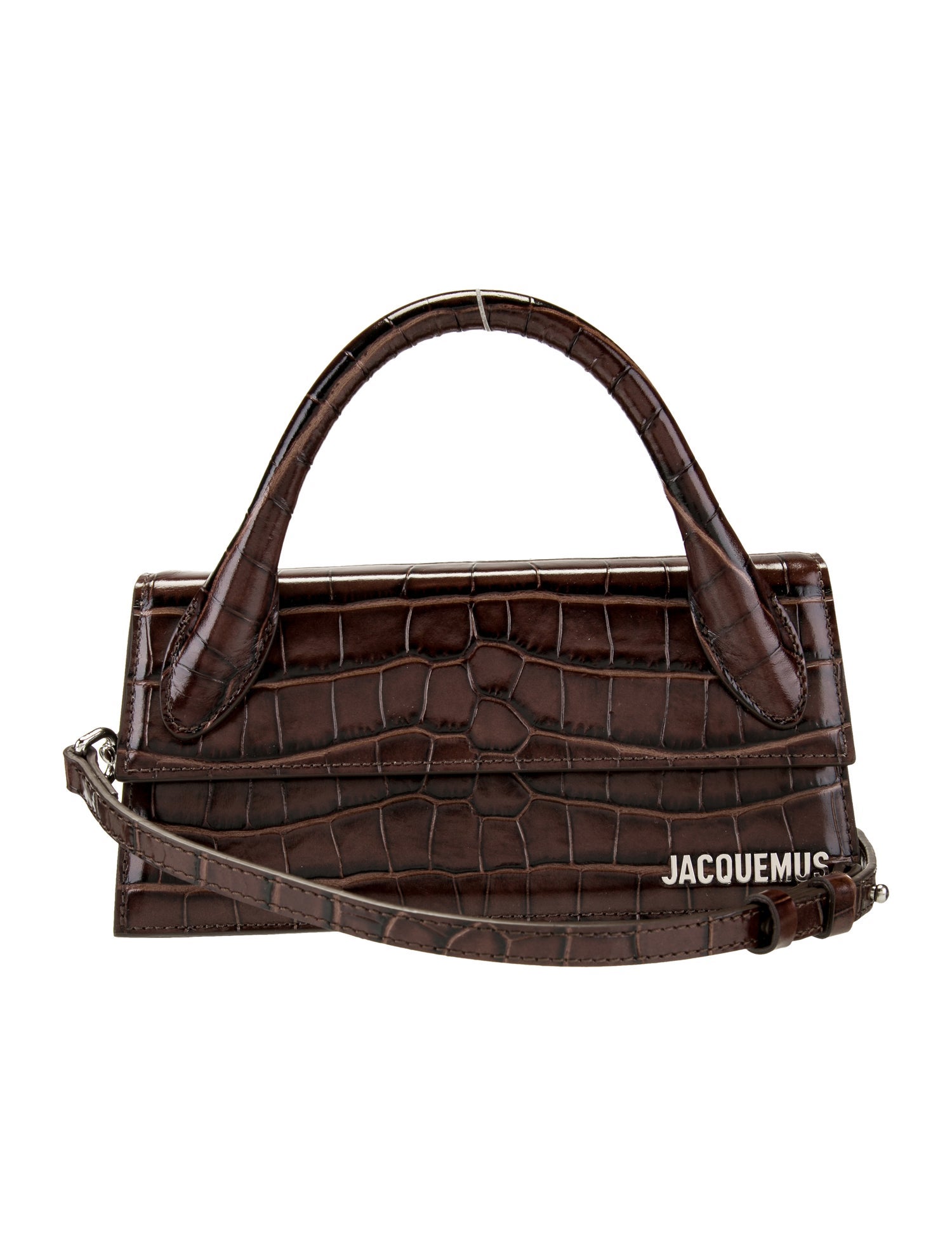 Jacquemus Embossed Leather Top Handle Bag