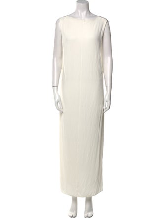Jacquemus Scoop Neck Long Dress